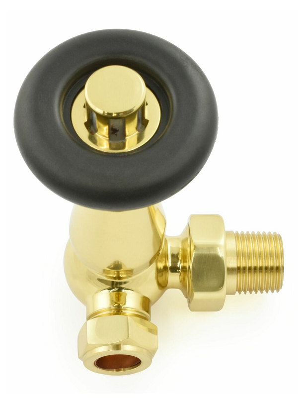 Lambeth Corner TRV Set - Polished Brass
